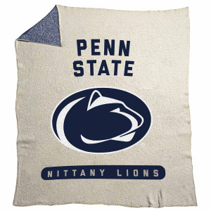 blanket with Penn State, Athletic Logo, and Nittany Lions
